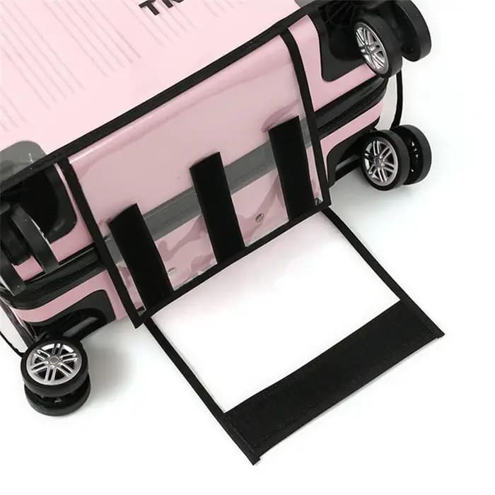 Housse de protection transparente pour bagages de voyage