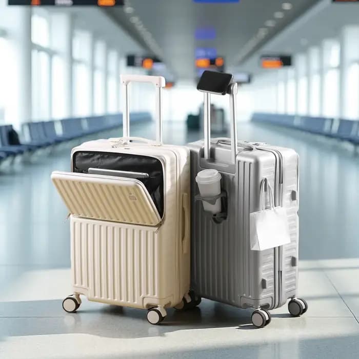 Porte-bagages à main à ouverture frontale