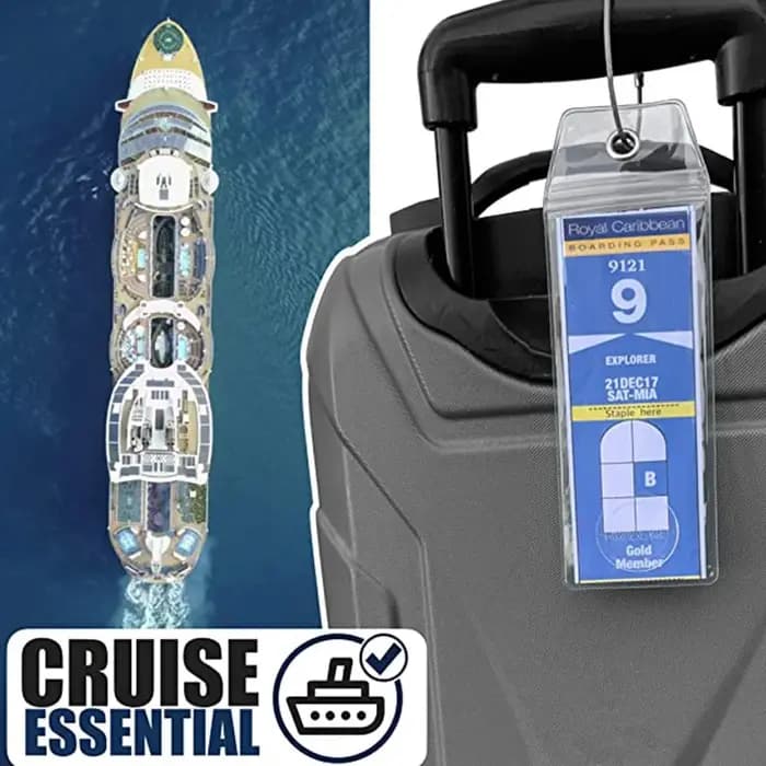 5-20 Étiquettes de bagages pour croisière