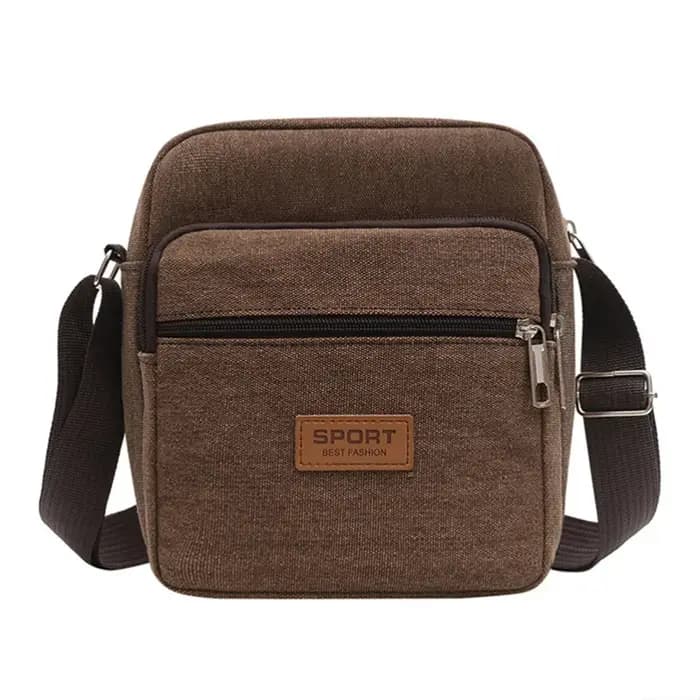 Sac à bandoulière pour hommes affaires loisirs grande capacité sac à main Portable fermeture éclair