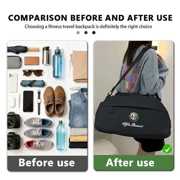 Sac à bandoulière de voyage de grande capacité pour hommes