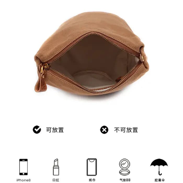 Cylindre femmes sac à bandoulière tanné végétal en cuir véritable avec sac portable sac