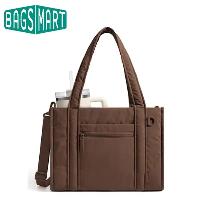 BAGSMART petit sac fourre-tout pour femmes sac à bandoulière multifonctionnel avec fermeture éclair grande capacité voyage travail collège sac à main