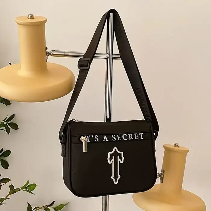 Sac bandoulière tendance européen et américain pour hommes et femmes