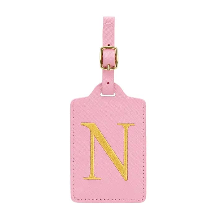 Étiquettes à bagages MIYIN 26 lettres pour valises, en cuir PU, protection de la vie privée, accesso