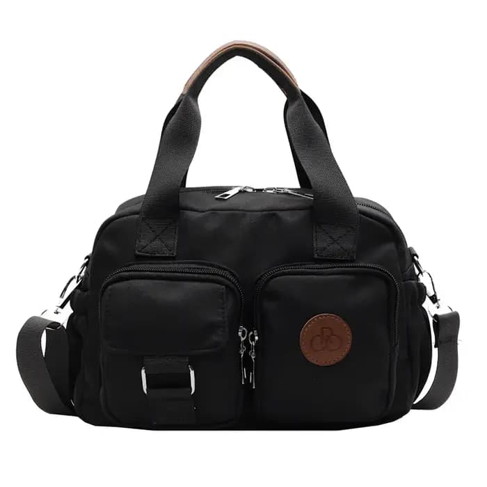 Soldes d'hiver de la saison : Sac à bandoulière en toile grande capacité pour femme, sac diagonal mu