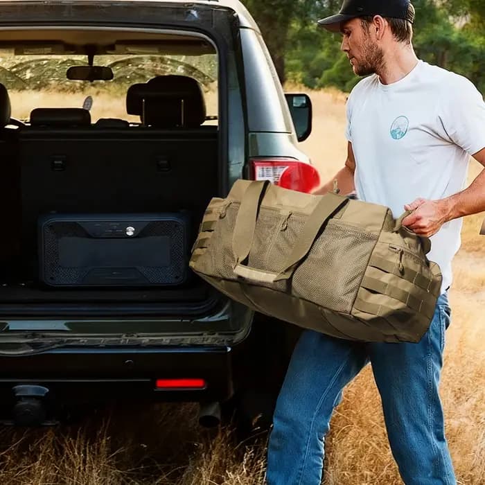 Sac polochon robuste et durable – Multi-compartiments