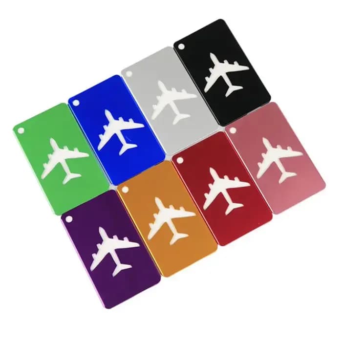 Étiquette de bagage portable en alliage pour délit de vol créatif