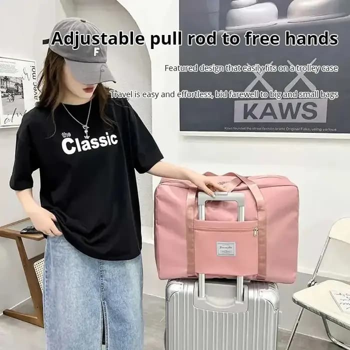 Sac de rangement de grande capacité avec fermeture éclair