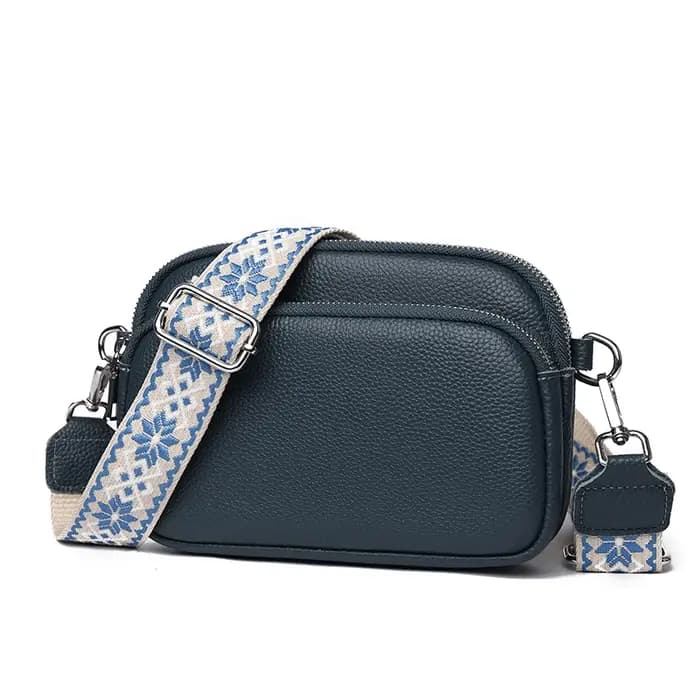 Sac bandoulière mini en cuir véritable tendance pour femme