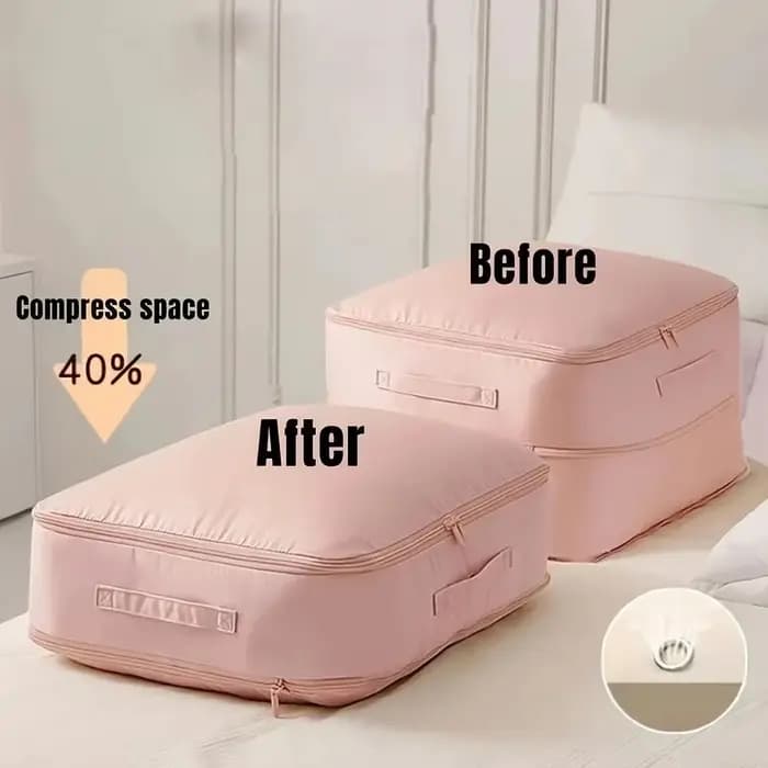 Sac de rangement auto-compressible robuste