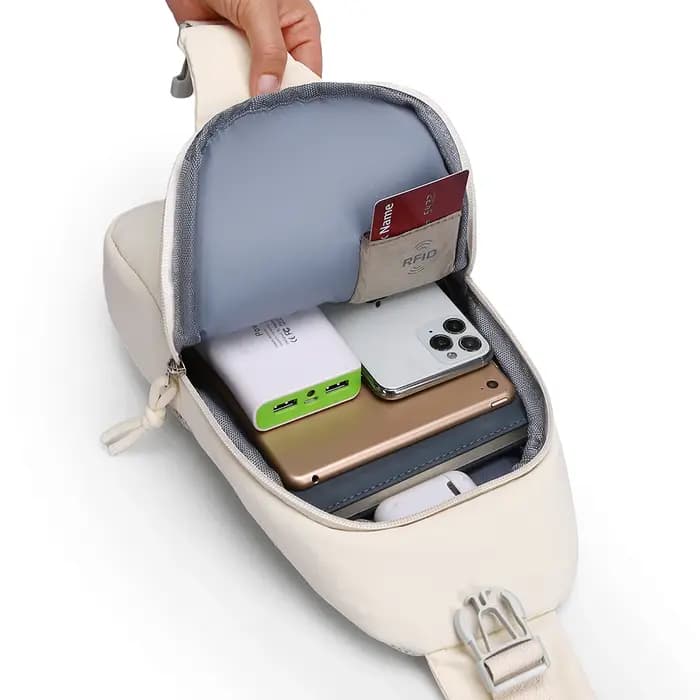 Sac messager décontracté pour homme - Sac de poitrine multifonctionnel