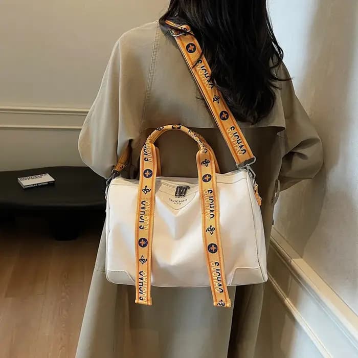 2026 plus récent sac de voyage à main polyvalent à la mode avec lettre sangle sac à bandoulière sac à bagages