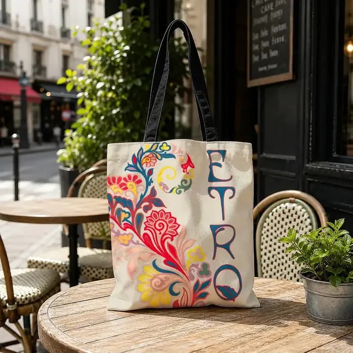 Sacs de rangement de marque E-ETRO, sac de shopping en toile durable, sac à bandoulière léger pour f