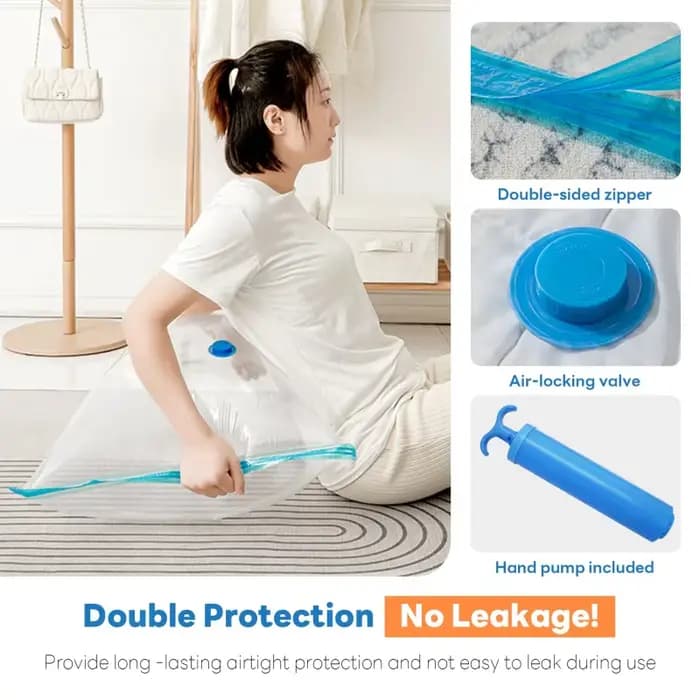 Sac de Compression sous vide épais 1 à 10 pièces
