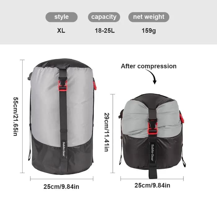 Sac de compression 1-25L