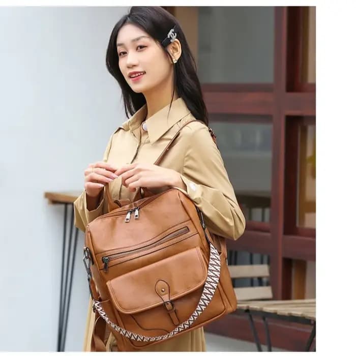 Sac à dos sac à main pour femmes sac à dos de voyage créateur de mode dames sacs à bandoulière en cuir PU