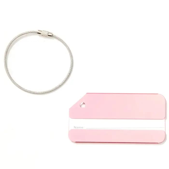 Étiquettes de bagages personnalisées en aluminium, étiquettes de valise en métal personnalisées avec