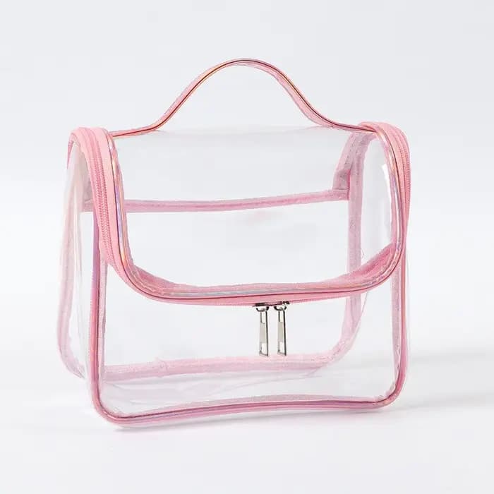 Sac à cosmétiques transparent en PVC