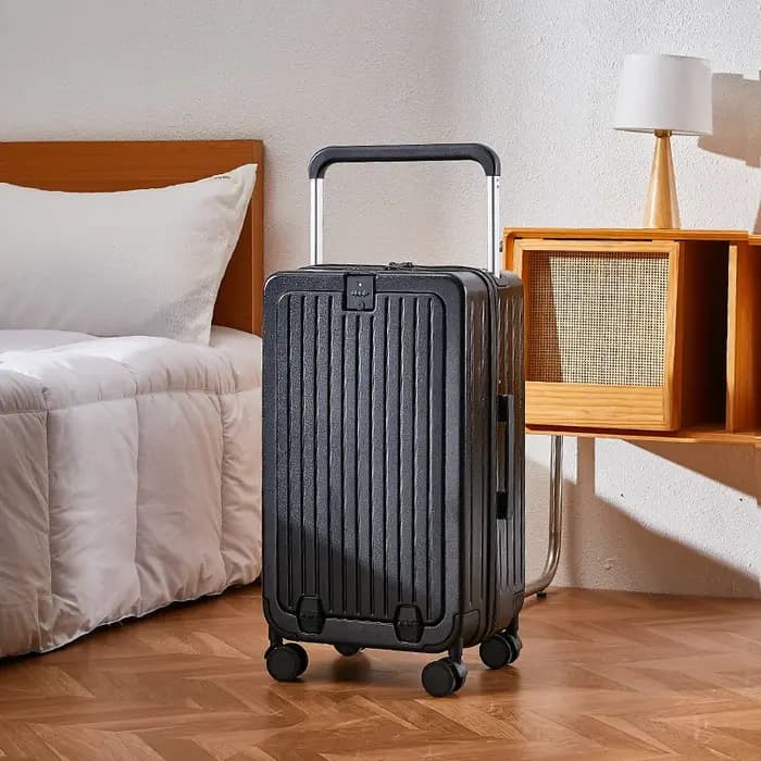 Valise de voyage multifonctionnelle avec porte-gobelet