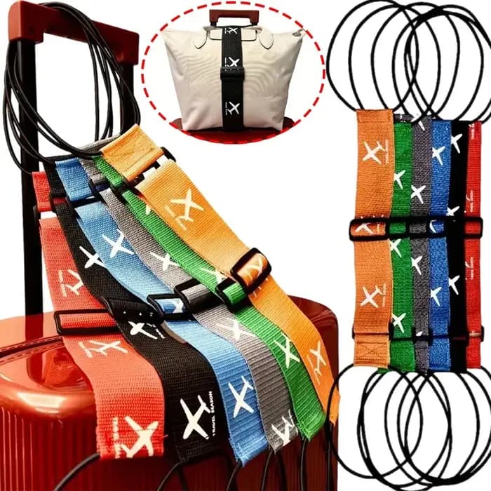 Sangle fixe de bagage en Nylon imprimé d'avion