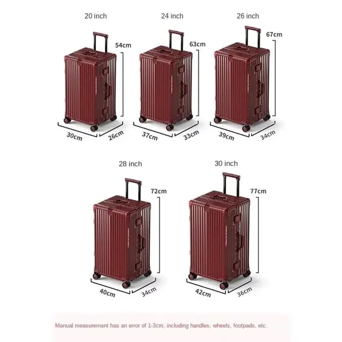 Valise multifonctionnelle grande capacité 30 pouces