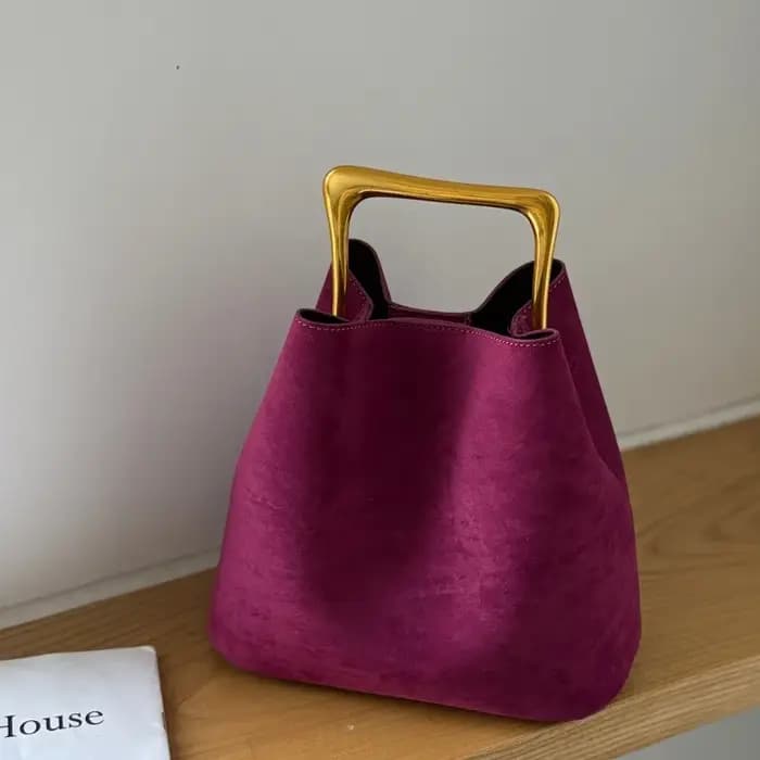 Sac à main de luxe pour femme en velours
