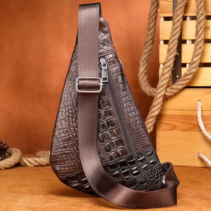 Sacs à bandoulière Croco Designer pour hommes