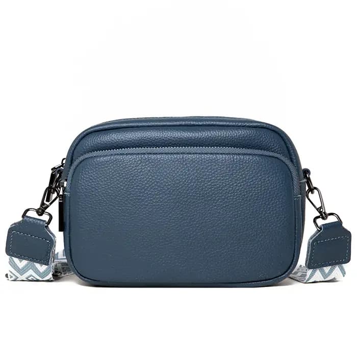 Sac bandoulière élégant en cuir véritable pour femme