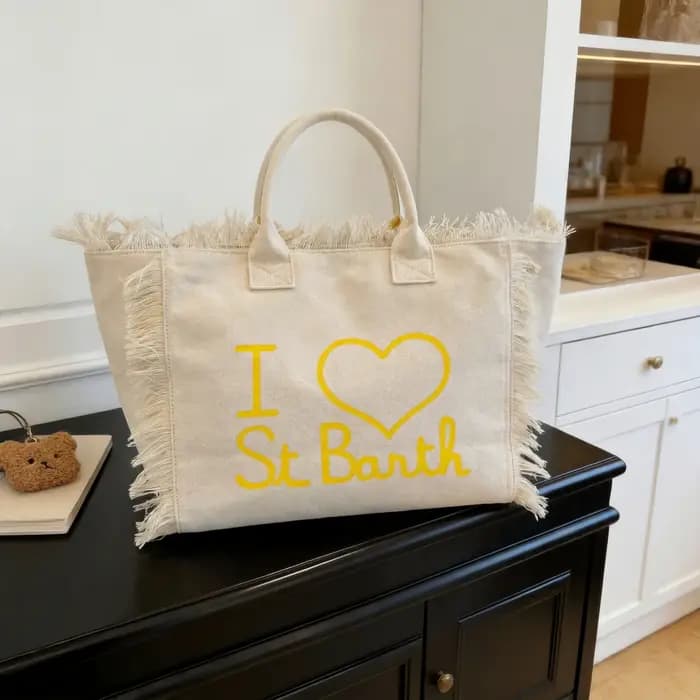 Sac fourre-tout en toile grande capacité
