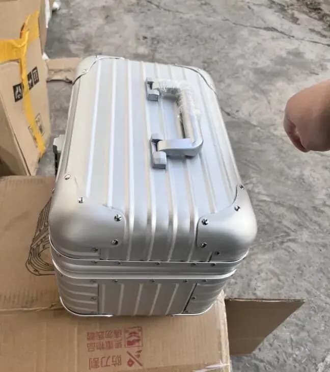 Valise de cabine en aluminium de 12 à 15 pouces