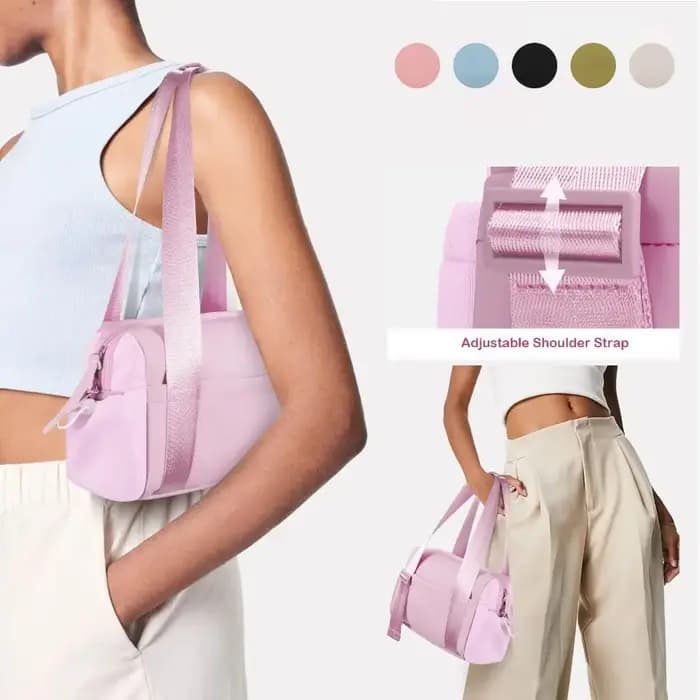 Sac de sport en nylon robuste grande capacité multifonctionnel pliable pour fitness voyage yoga et entraînement avec bandoulière détachable
