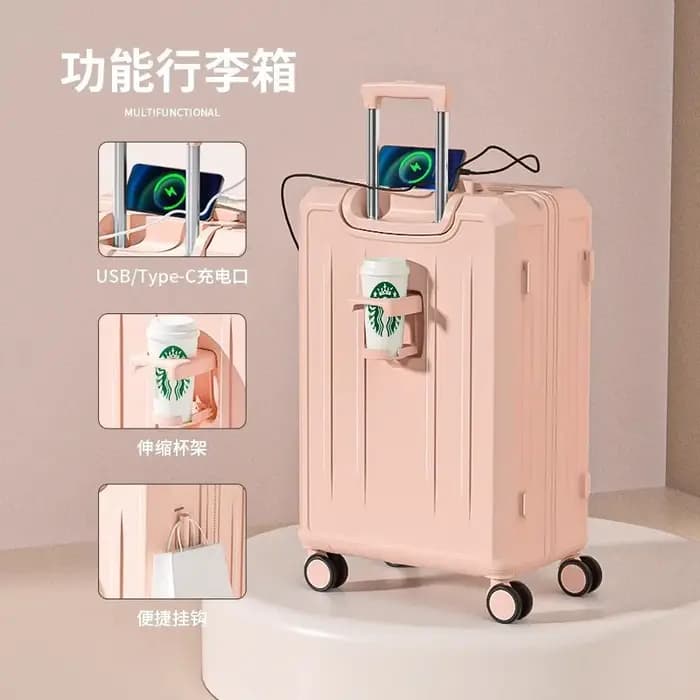 Nouvelle valise de 20 pouces pour hommes, femmes et étudiants, valise de voyage de 24 pouces avec roulettes universelles, grande capacité, valise résistante aux chocs