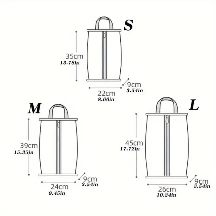 Sac de rangement de bottes