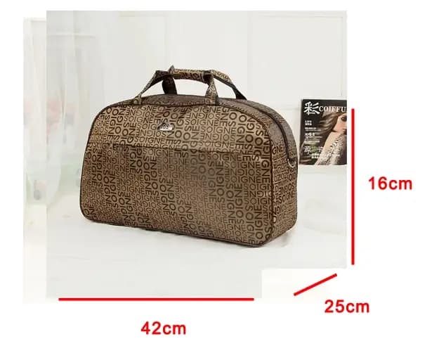 Sac polochon de voyage en cuir PU pour femmes et hommes