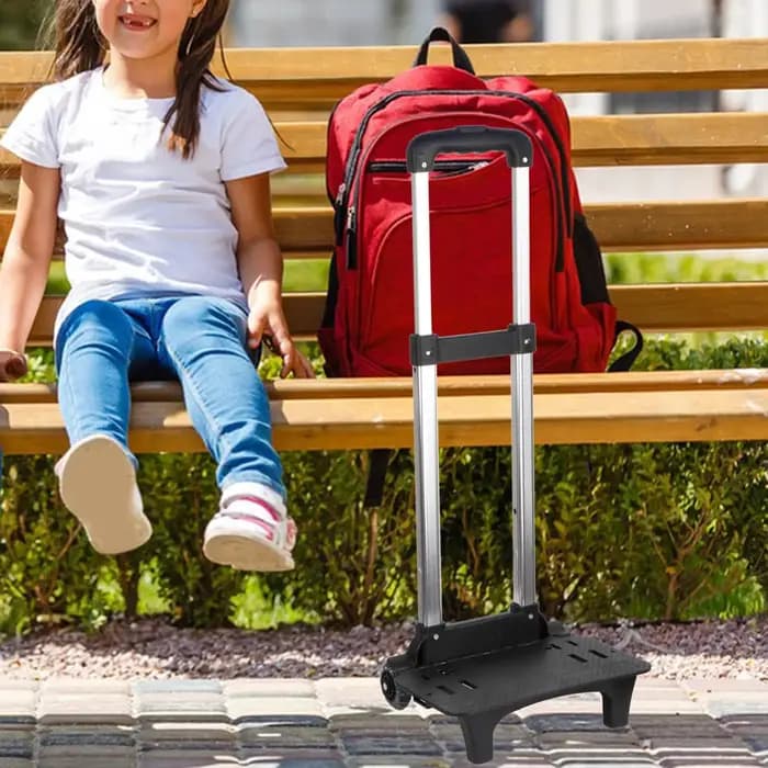 Chariot de Voyage Pliable Compact en Alliage d'Aluminium à 2 Roues
