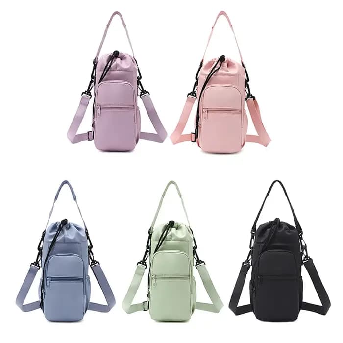 Sac de bouteille d'eau Portable avec sangle réglable