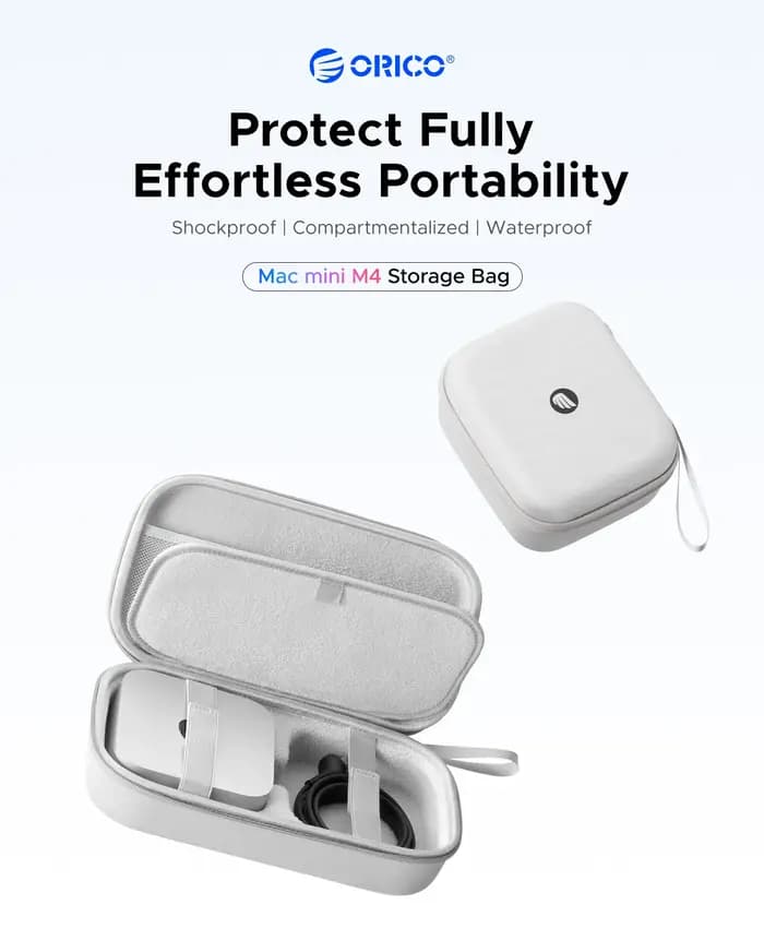 ORICO – sac de voyage pour Mac mini M4/M4 Pro 2024
