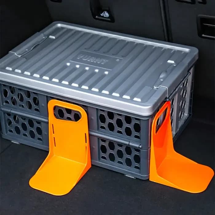 Support de rangement réglable et antidérapant pour coffre de voiture