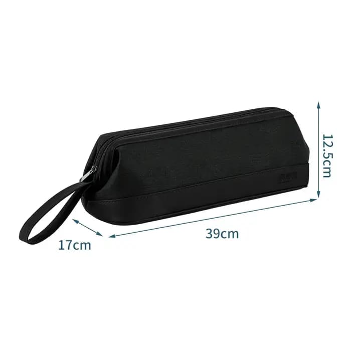 Étui de transport pour sèche-cheveux en cuir PU, organisateur de rangement, étanche, anti-poussière,