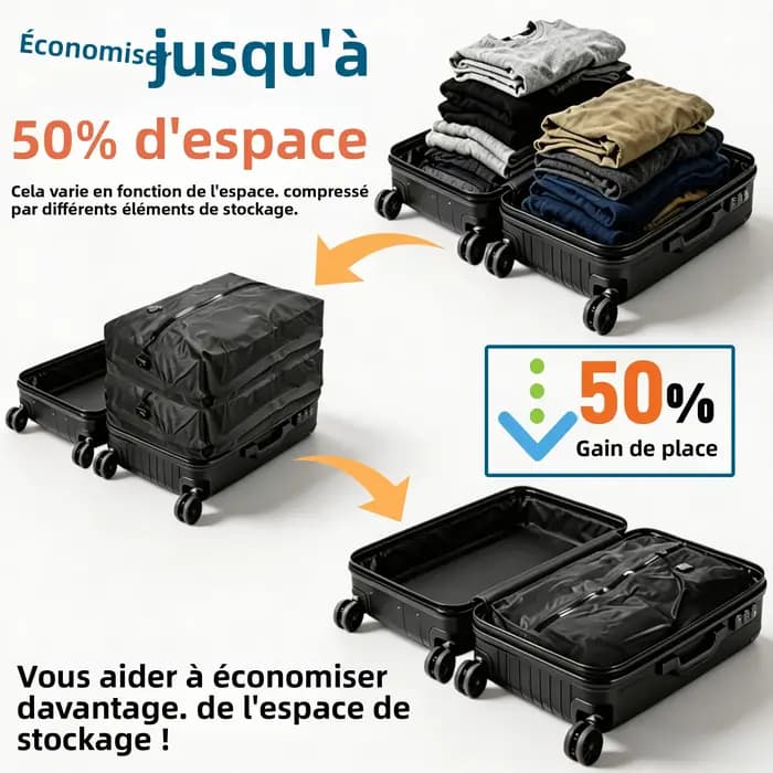 Sacs de rangement sous vide