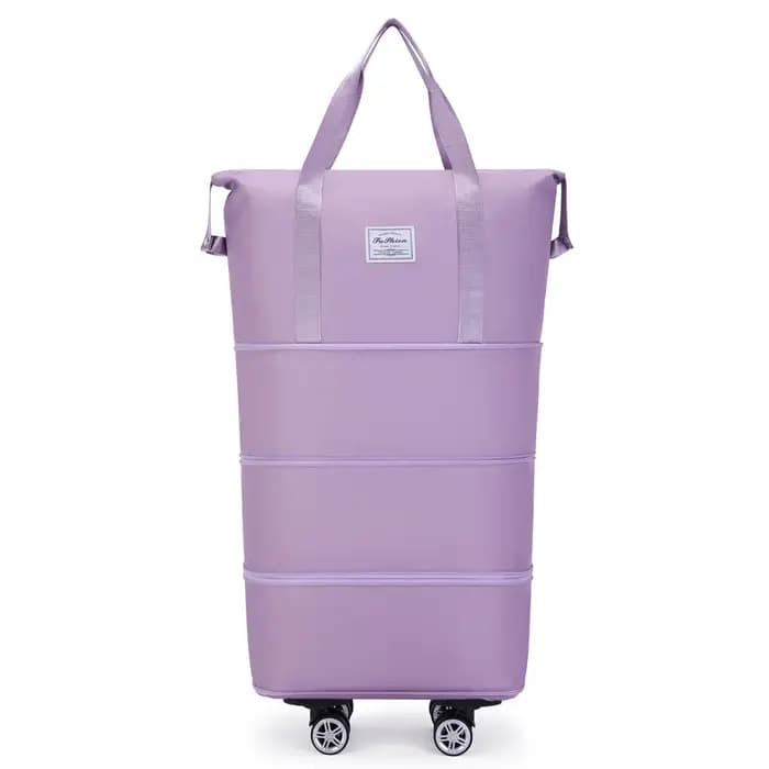 Sac de voyage grande capacité pour femmes avec roulettes universelles, léger, pliable, sac à roulett