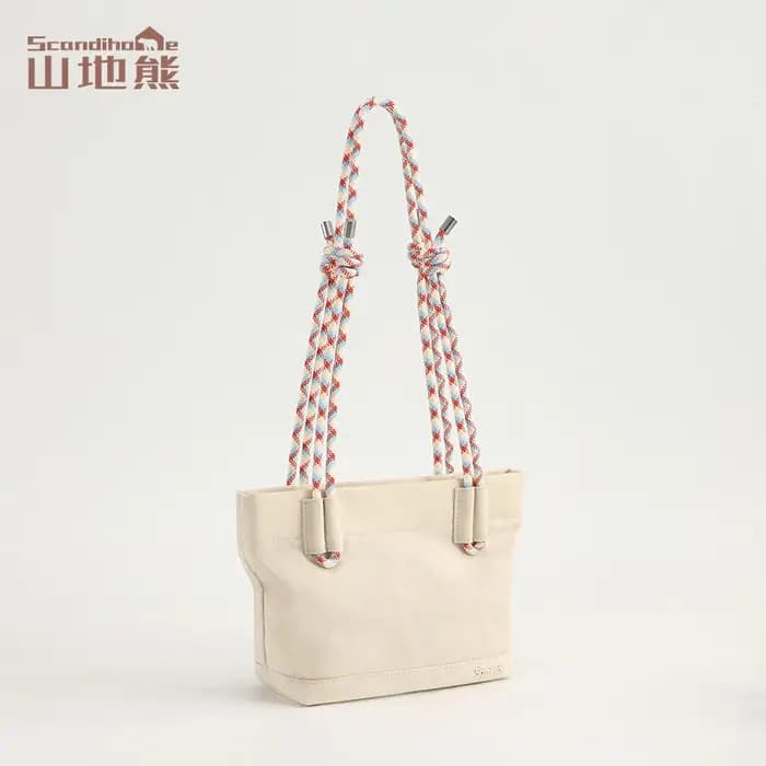Mini sac fourre-tout pour femme 3L, petit sac à main en nylon imperméable, sac à bandoulière multi-p