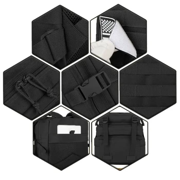 30/50L sacs à dos tactiques homme