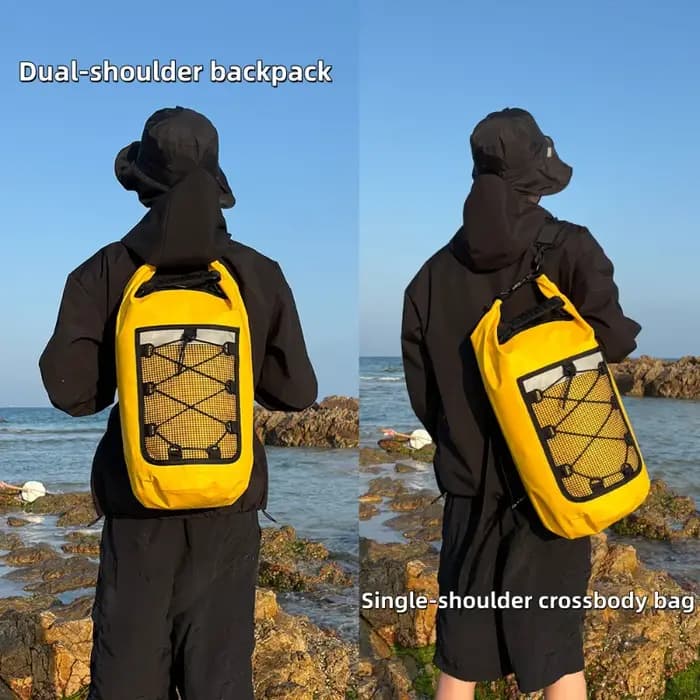 Sac à dos étanche en PVC 30L pour kayak
