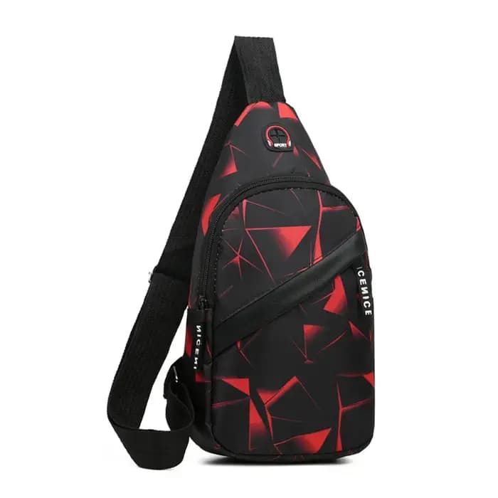 Sac de poitrine, sac à bandoulière imperméable décontracté pour hommes