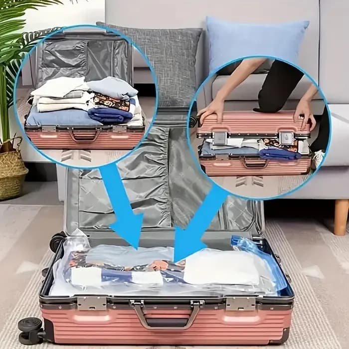 Sac de rangement sous vide épaissi pour vêtements