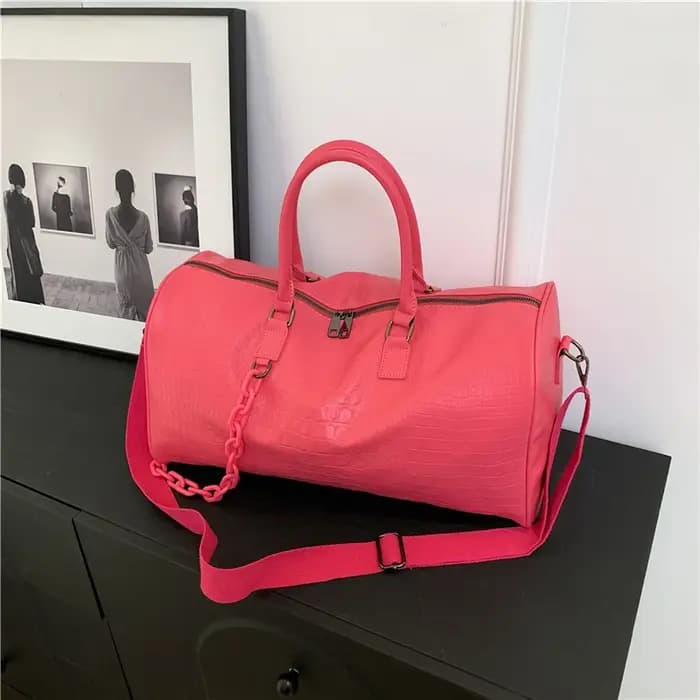 Sacs de voyage légers en PU solide pour femmes