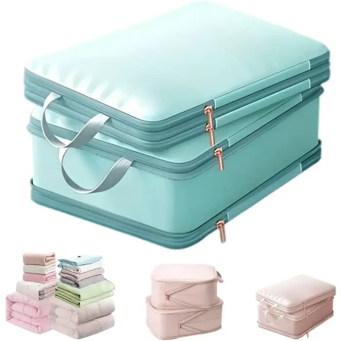Organisateur auto-compressible ultra-compact