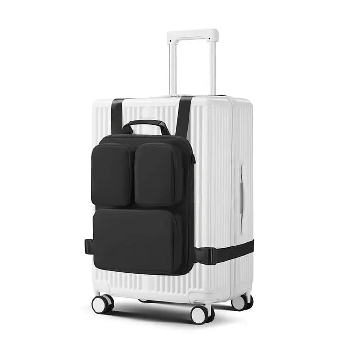 Sac de rangement externe pour bagages, sac de voyage léger pour ordinateur portable 15,6 pouces, sac